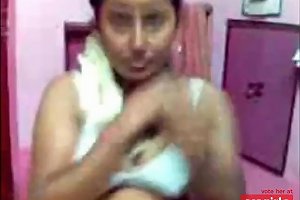 A Tamil Woman Strips For Her Husband